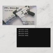 FFLのディーラーの名刺6 名刺 (正面/裏面)