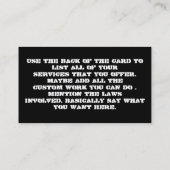 FFLのディーラーの名刺8 名刺 (裏面)