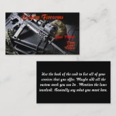 FFLのディーラーの名刺8 名刺 (正面/裏面)