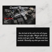 FFLのディーラーの名刺 名刺 (正面/裏面)