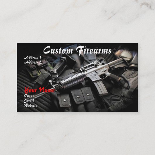 FFLのディーラーの名刺 名刺 (正面)