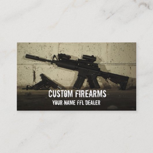 FFLのディーラーの名刺 名刺 (正面)