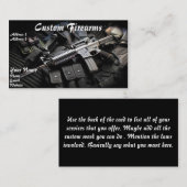 FFLのディーラーの名刺 名刺 (正面/裏面)