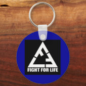 FFLキーチェーンブルー キーホルダー (正面)