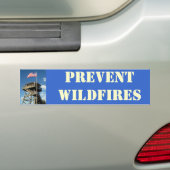 FFLA、PREVENT-WILDFIRES バンパーステッカー (車上)