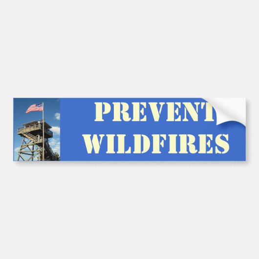 FFLA、PREVENT-WILDFIRES バンパーステッカー (正面)