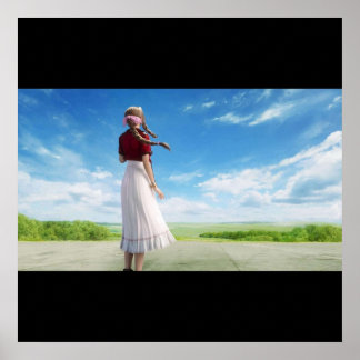FFVII Aerithの背景 ポスター