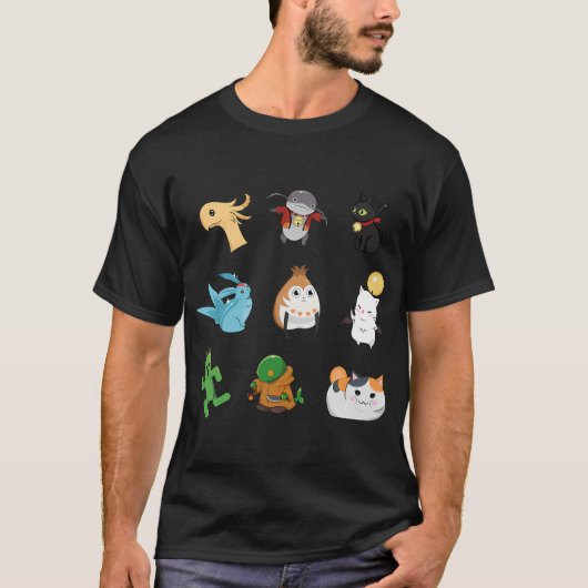 FFXIV コンパニオン Tシャツ (正面)