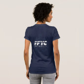 FFYC女子いかりシャツホワイト Tシャツ (裏面フル)