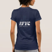 FFYC女子いかりシャツホワイト Tシャツ (裏面)