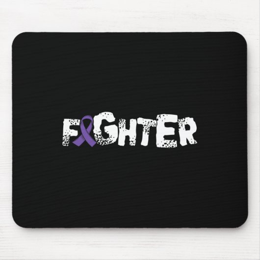 Fghter1 – てんかん認識度サポートリボン マウスパッド (正面)