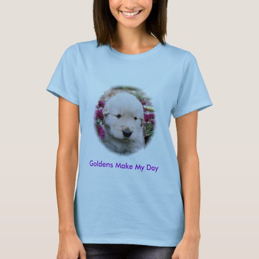 FH000025_2、Goldensは私の日を作ります Tシャツ (正面)