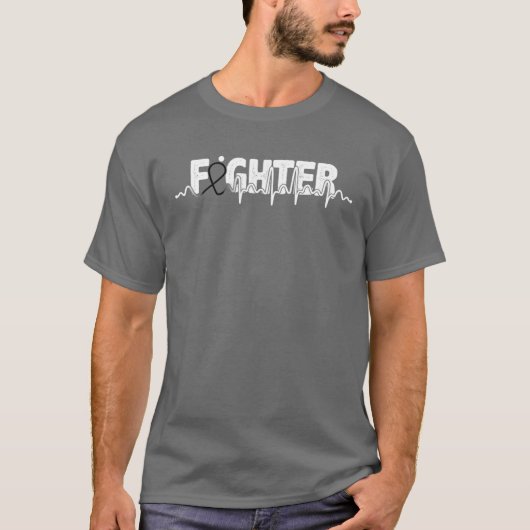 Fhter – 黒色腫がん認識度ギフト黒色腫C Tシャツ (正面)