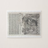 fiを絵を描くのにDurerの延伸機を使用している芸術家 ジグソーパズル (横)