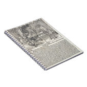 fiを絵を描くのにDurerの延伸機を使用している芸術家 ノートブック (右側)