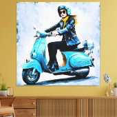 "Fiamma" "Corsa Elegante" – 乗エレガントる キャンバスプリント (インサイチュ (リビング))