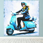 "Fiamma" "Corsa Elegante" – 乗エレガントる キャンバスプリント (インサイチュ (ウッドフロア))