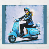 "Fiamma" "Corsa Elegante" – 乗エレガントる スパークリングワインラベル (シングルラベル)