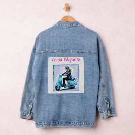 "Fiamma" "Corsa Elegante" – 乗エレガントる デニムジャケット