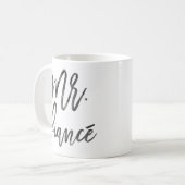Fiance? Inky Trendy Lettering氏 コーヒーマグカップ (正面左)