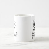 Fiance? Inky Trendy Lettering氏 コーヒーマグカップ (中央)