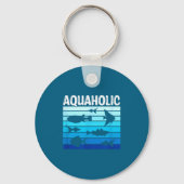 Fiank Funny Fishkeeper Quote Fish Keeper Aquarium  キーホルダー (正面)