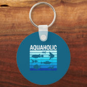 Fiank Funny Fishkeeper Quote Fish Keeper Aquarium  キーホルダー (正面)