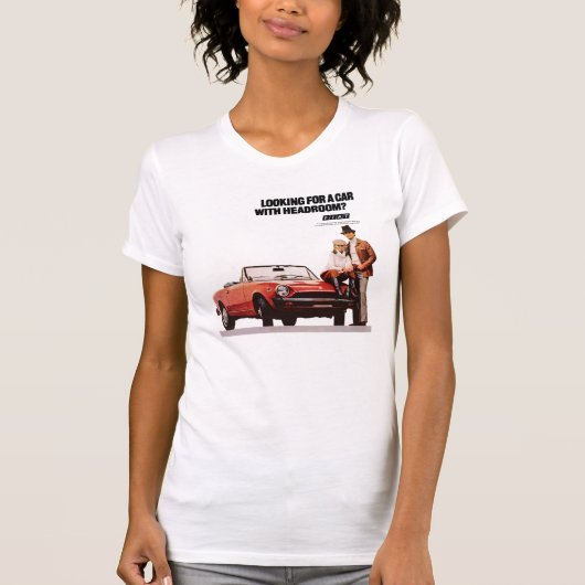 FIAT 124スポーツSPIDER354 Tシャツ (正面)