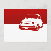 Fiat 500, 1959 – 点灯 ポストカード (正面)