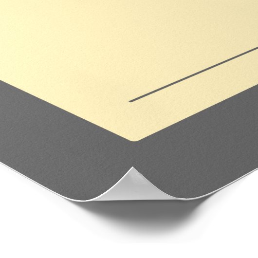 Fiat 500, 1959 - Cream on gray ポスター (角)