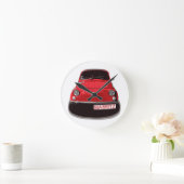 Fiat 500 Biarritz ラウンド壁時計 (ホーム)