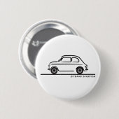 Fiat 500 Cinquecento 缶バッジ (正面&裏面)