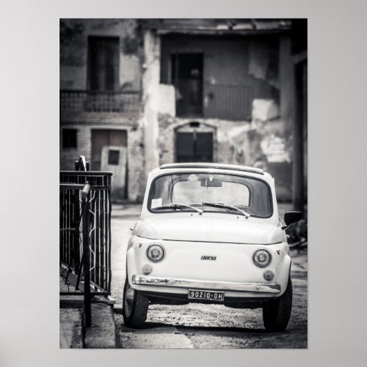Fiat 500, Cinquecento, in Italy Poster ポスター (正面)