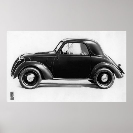 Fiat 500 Topolino ポスター (正面)