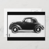 Fiat 500 Topolino ポストカード (正面/裏面)