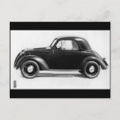 Fiat 500 Topolino ポストカード (正面)