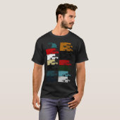 FIAT 850スポーツクーペスパイダーカラーチャート63 Tシャツ (正面フル)