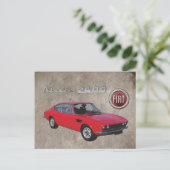 FIAT DINO 2400はがき ポストカード (スタンド正面)