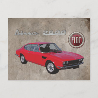 FIAT DINO 2400はがき ポストカード