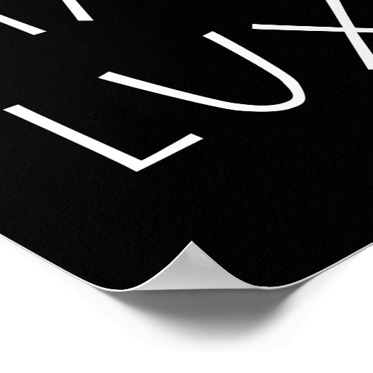 Fiat Lux ポスター (角)