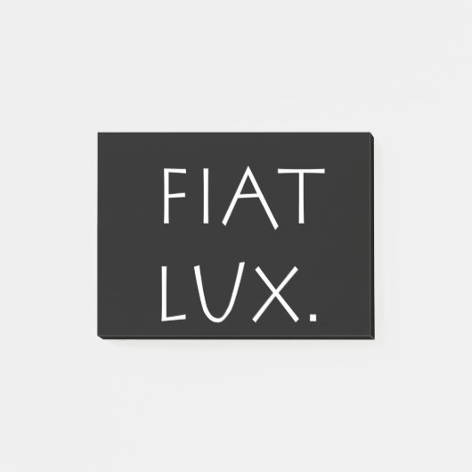 Fiat Lux ポストイット (正面)