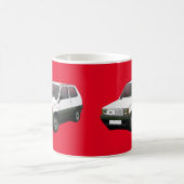 Fiat Panda 30 / 45 赤 コーヒーマグカップ (中央)