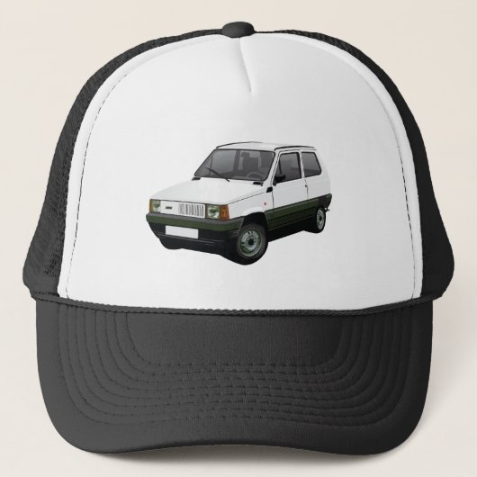 Fiat Panda 45 mk1 ホワイト キャップ (正面)
