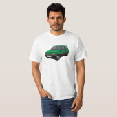 Fiat Panda 45 Mk1 (Tipo 141)緑 Tシャツ (正面フル)
