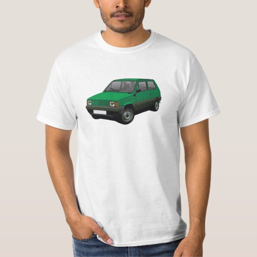 Fiat Panda 45 Mk1 (Tipo 141)緑 Tシャツ (正面)