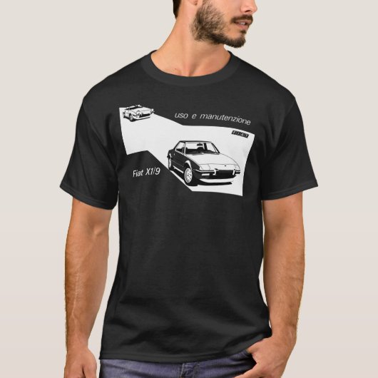 FIAT X19クラシックのTシャツ Tシャツ (正面)