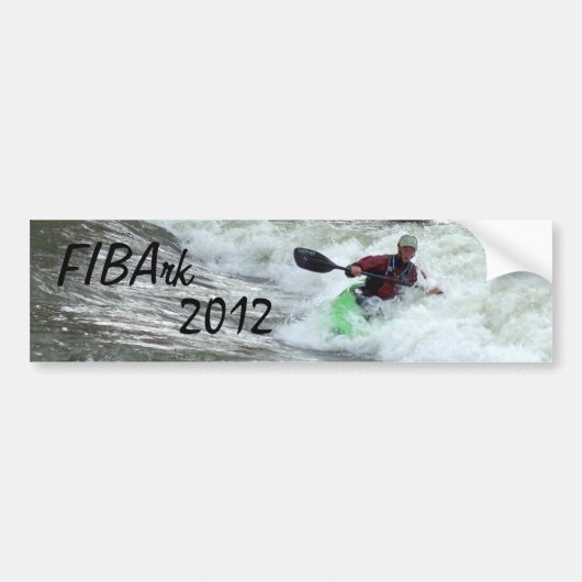 FIBArk 2012のバンパーステッカー バンパーステッカー (正面)