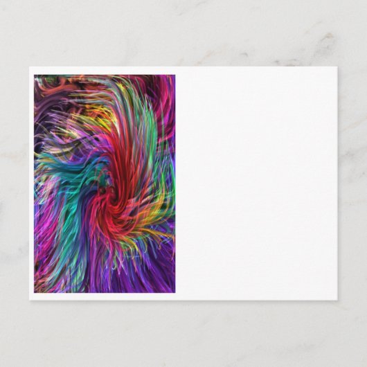 FIBER Threads Spaghetti - Sparkle Graphic Art ポストカード (正面)