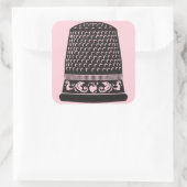 FiberFliesでシンブル スクエアシール (バッグ)