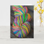 Fiberistaのための挨拶状 カード (黄色い花)